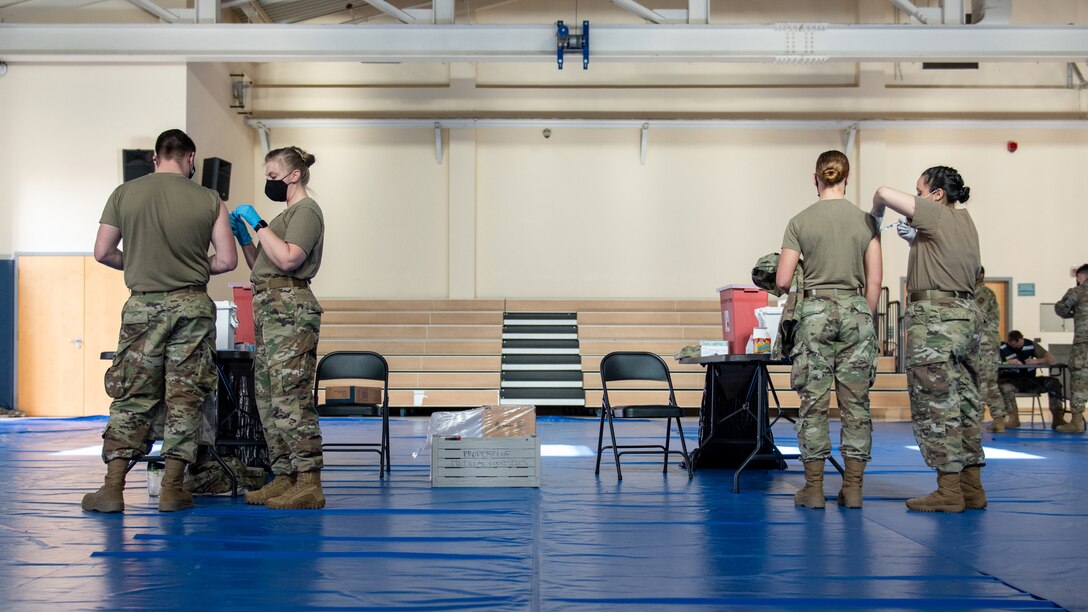 31 FW Airmen receive second Moderna COVID-19 vaccine