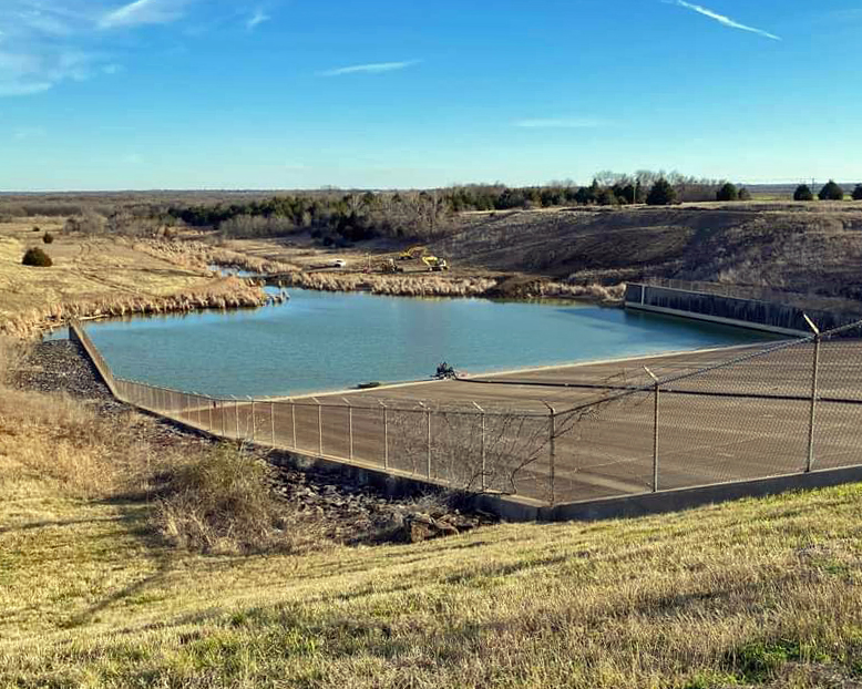 Lake Bardwell Spillway Dewater