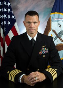 Official portrait of Capt. Shawn Bailey, the commanding officer of Tactical Training Group, Atlantic (TTGL).