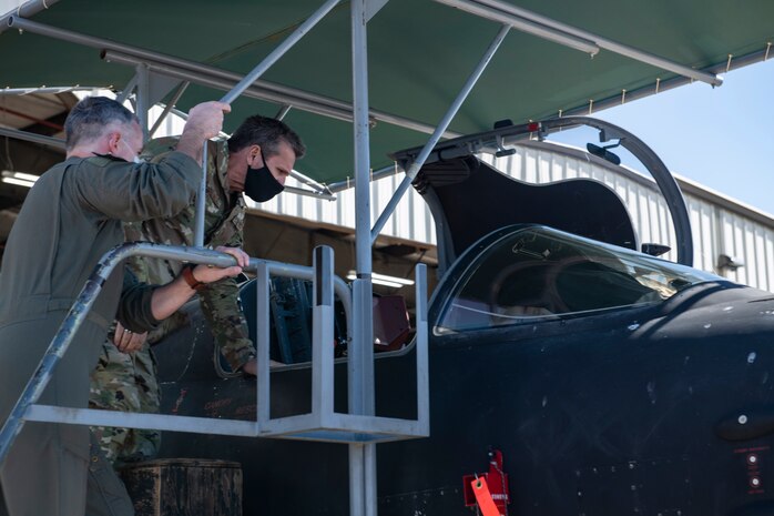 AFSOUTH leadership recognizes critical support from Beale Intelligence Airmen