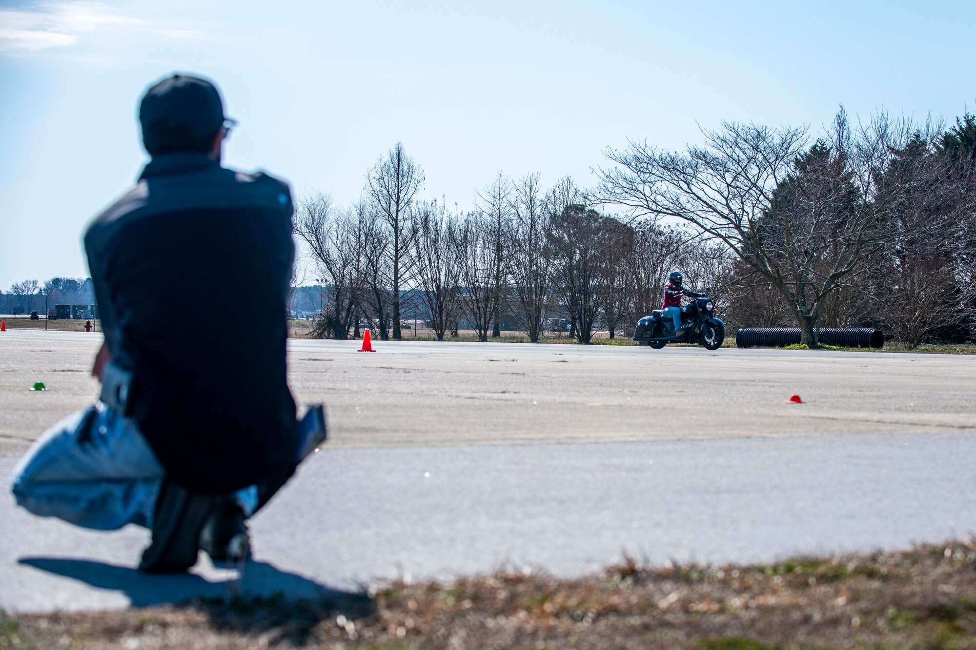 The 4th Fighter Wing safety office trains members across Seymour Johnson Air Force Base to become certified instructors for the Basic Riders Course.