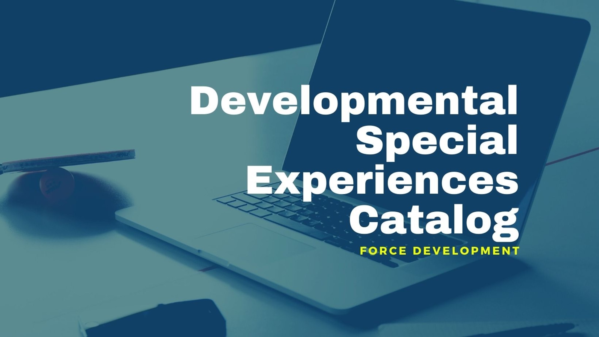 Graphic highlighting Developmental Special Experiences Catalog.