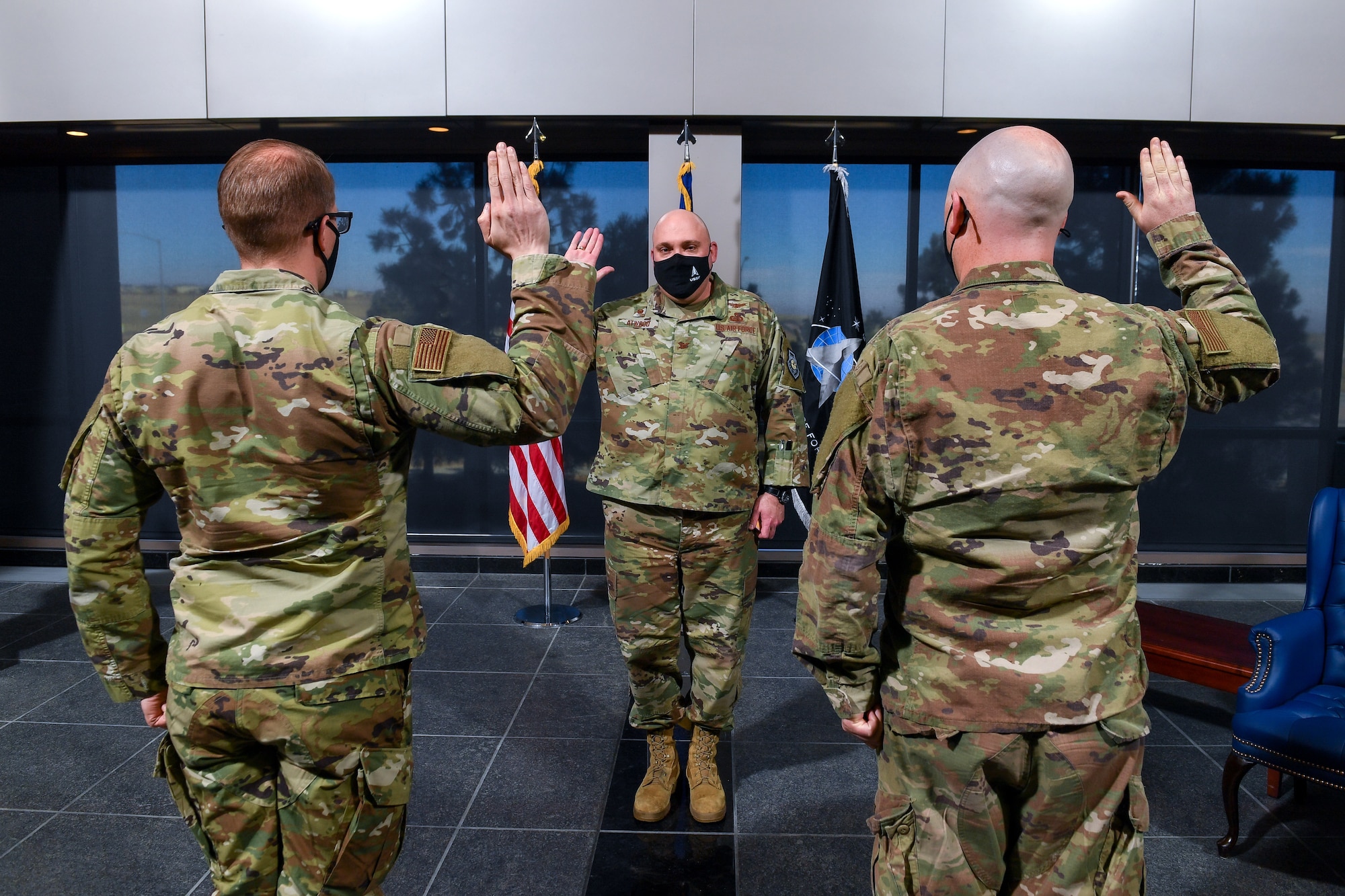 Space Delta 7 transfers five Airmen into USSF