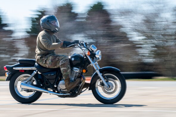The 4th Fighter Wing safety office trains members across Seymour Johnson Air Force Base to become certified instructors for the Basic Riders Course.