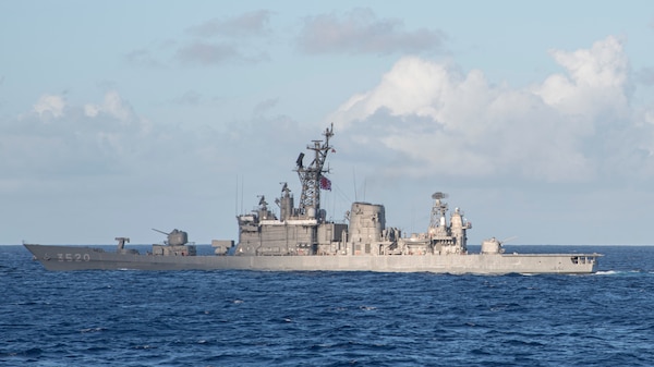 The Theodore Roosevelt Carrier Strike Group is operating with the JMSDF in the U.S. 7th Fleet area of operations.