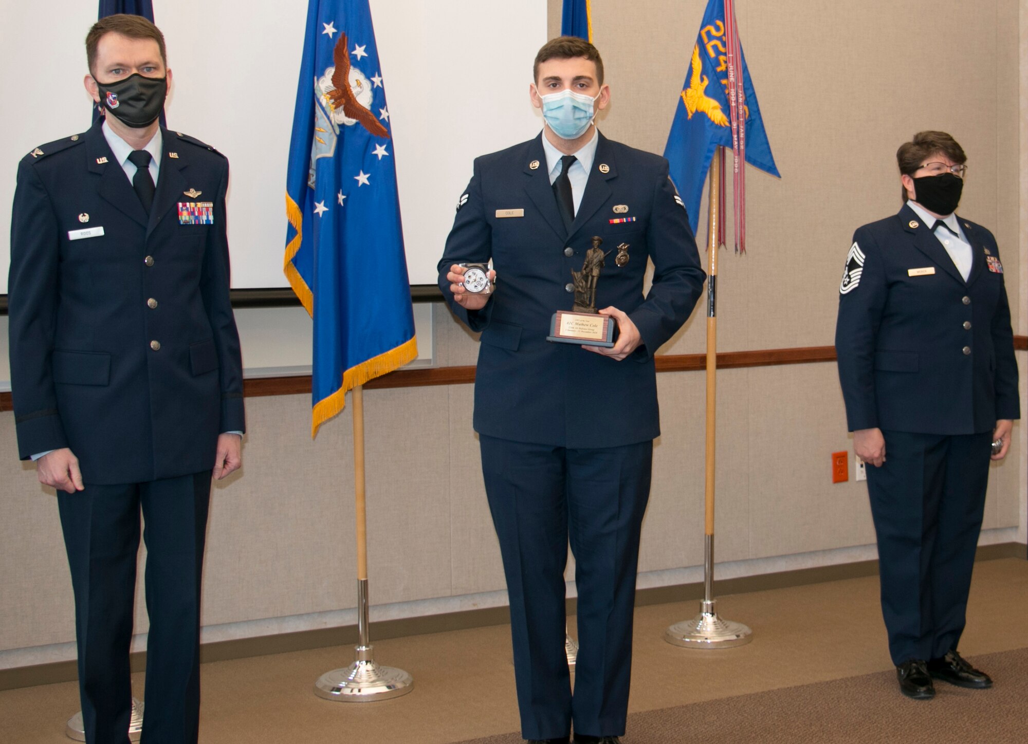 Cole is outstanding junior Airman