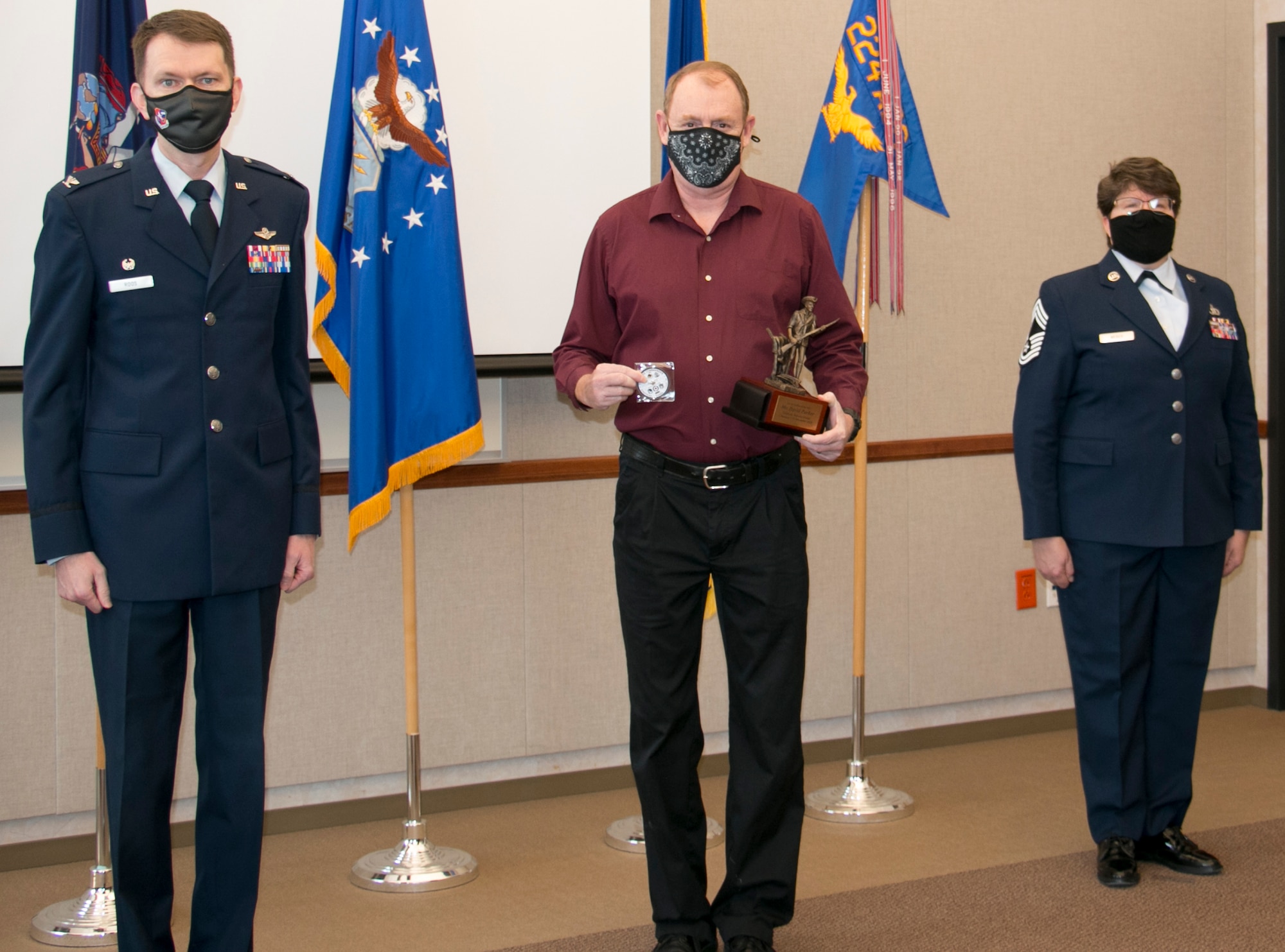Parker is outstanding civilian employee