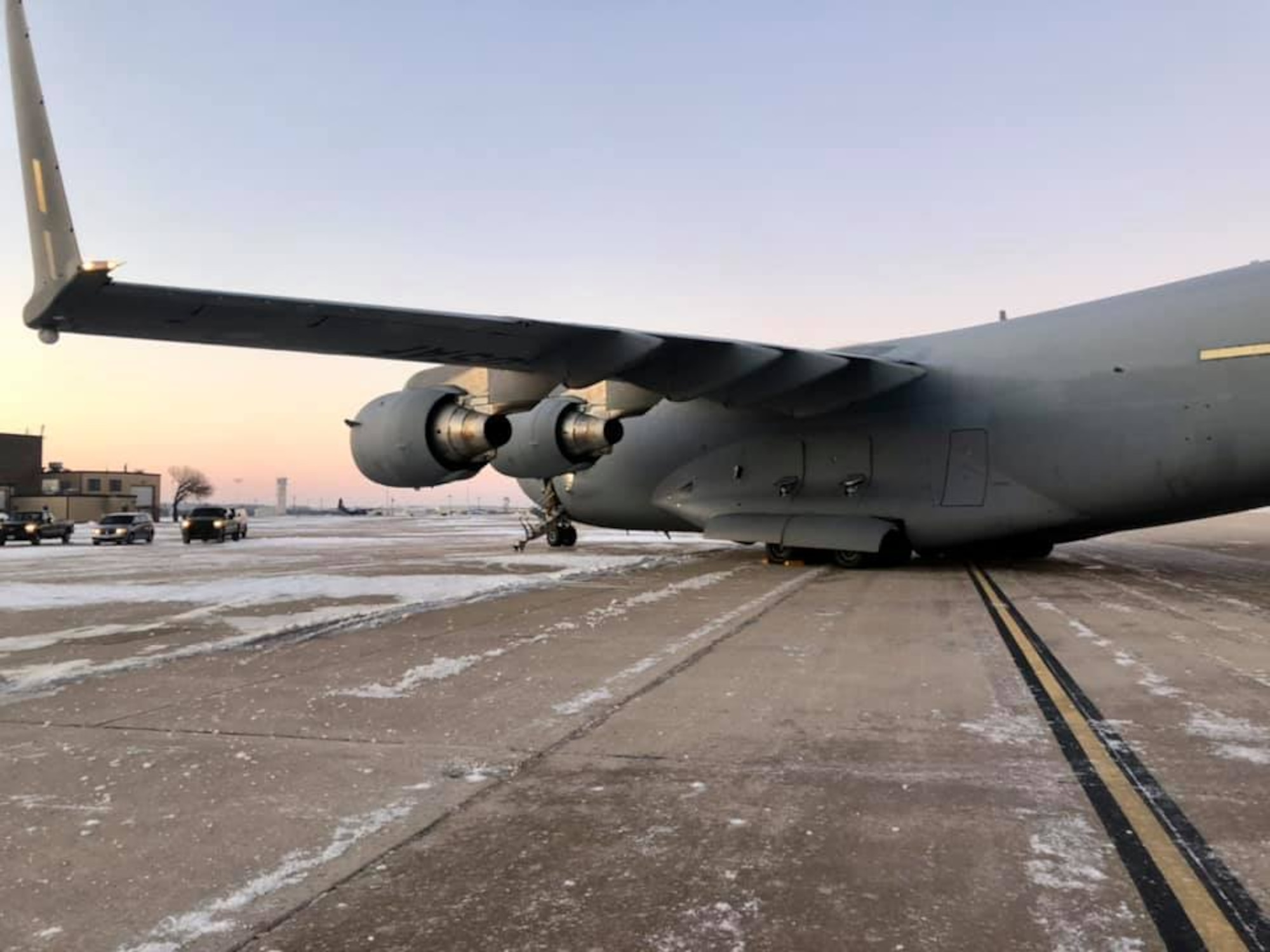 In conjunction with a Texas Task Force, our 73rd Aerial Port Squadron and 301st Fighter Wing Logistics Readiness Squadron took action to deliver aid via two C-17 Globemasters to the local/state communities that are in recovery from the recent weather storm at U.S. NAS JRB Fort Worth, Texas during the week of February 14, 2021. In less than 18 hours from inception, the three organizations organized and executed the transportation of 280k lbs. of excess water (90k bottles) from the Federal Emergency Management Agency (FEMA) branch in Dallas/Fort Worth area. (courtesy photo)