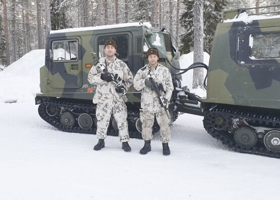 Kleber Soldiers participate in Finnish Army’s Winter Combat Course