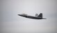 A U.S. Air Force F-22 Raptor from Joint Base Langley-Eustis, Virginia, takes off for a training flight from Tyndall Air Force Base, Florida, Feb. 19, 2021.