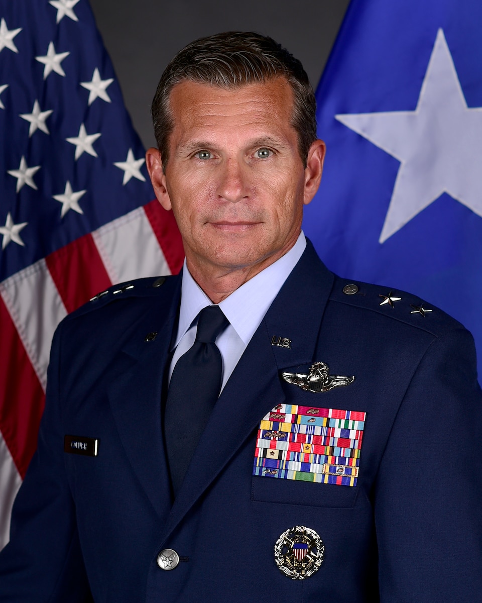 This is the official portrait of Maj. Gen. Barry R. Cornish.