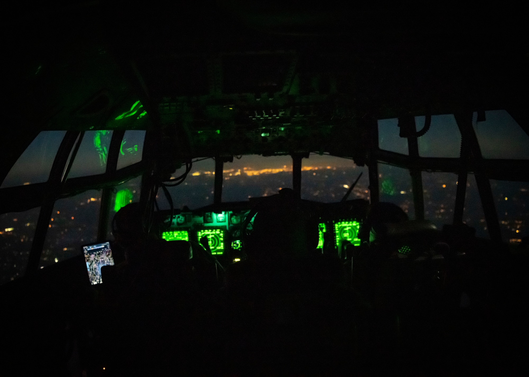 A U.S. Air Force MC-130H Combat Talon II assigned to the 15th Special Operations Wing, conducts low-level training during Emerald Warrior-21 near Anniston, Alabama, Feb. 24, 2021. Emerald Warrior is the largest joint special operations exercise involving U.S. Special Operations Command forces training to respond to various threats across the spectrum of conflict. Emerald Warrior is a SOCOM-sponsored, AFSOC-executed exercise designed to provide relevant pre-deployment training for SOF, conventional force enablers, partner nations and interagency elements. (U.S. Air Force photo by Tech. Sgt. Michelle Di Ciolli)