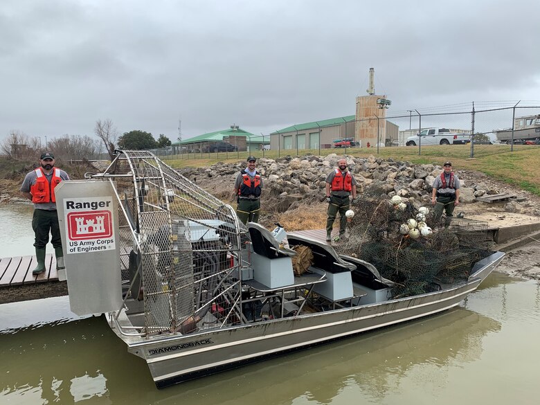 Wallisville Lake Project, Crab Trap Renewal