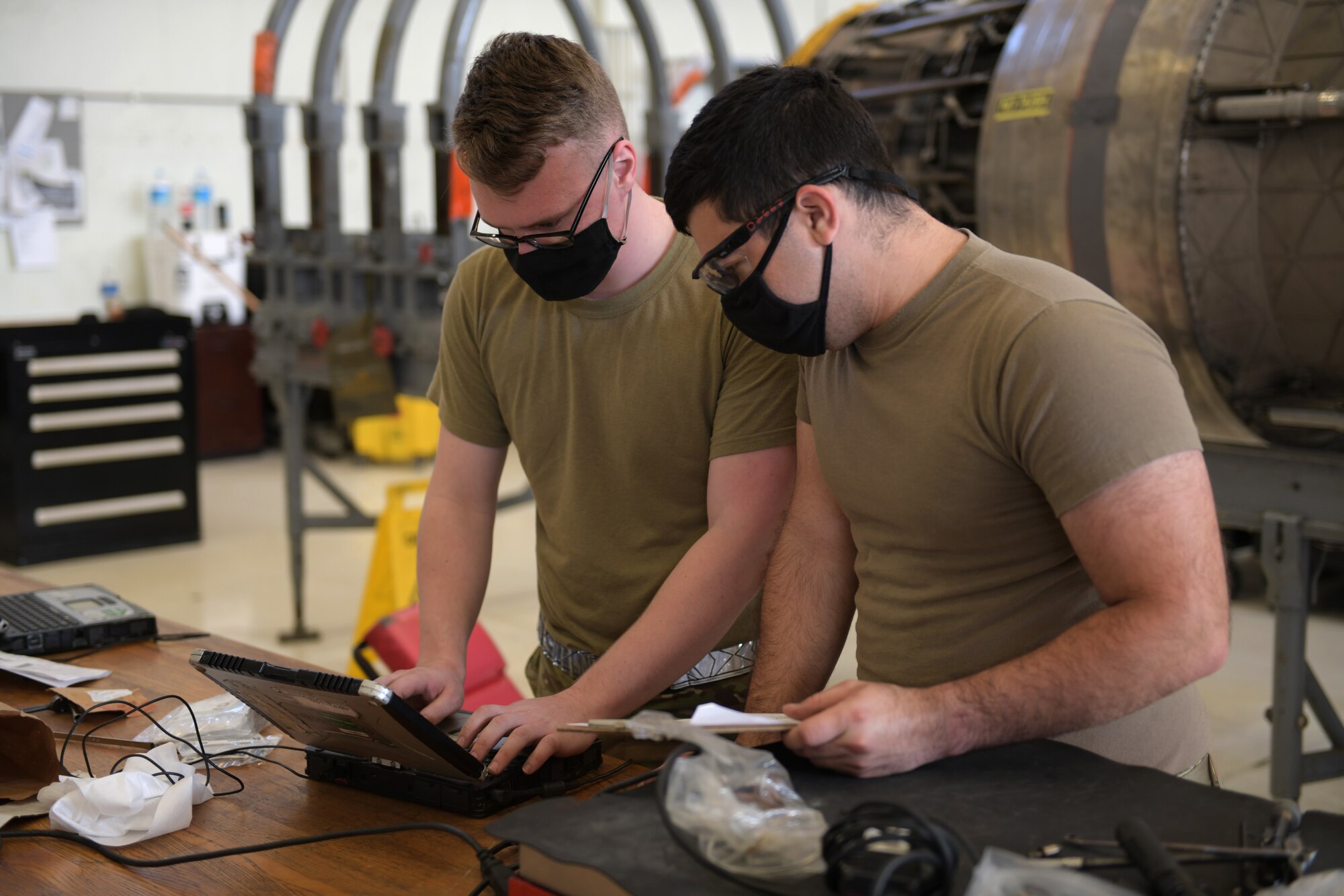 Photo of Airmen working