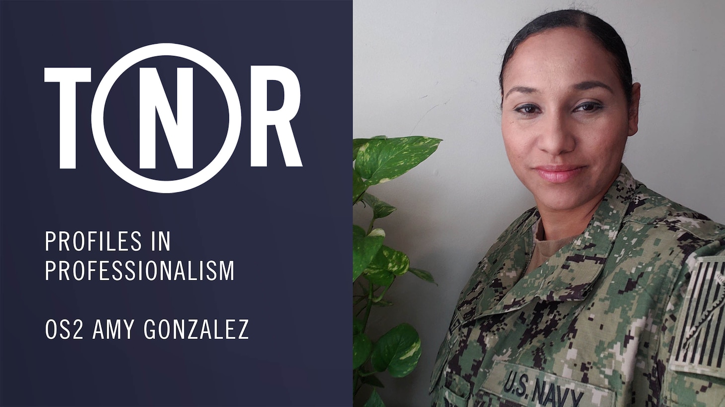 Operations Specialist 2nd Class Amy Gonzalez is keen on safety. It’s her number-one priority, whether wearing her Southwest uniform as a ramp agent, or when she dons her U.S. Navy working uniform. (U.S. Navy graphic by Mass Communication Specialist 2nd Class Raymond Maddocks)