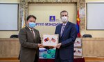 U.S. Embassy Civil-Military Support Element Donates PPE for Frontline Workers