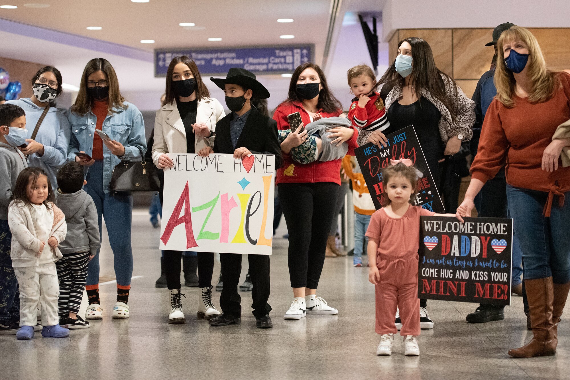 Friends and family welcome home Airmen after a six-month deployment overseas
