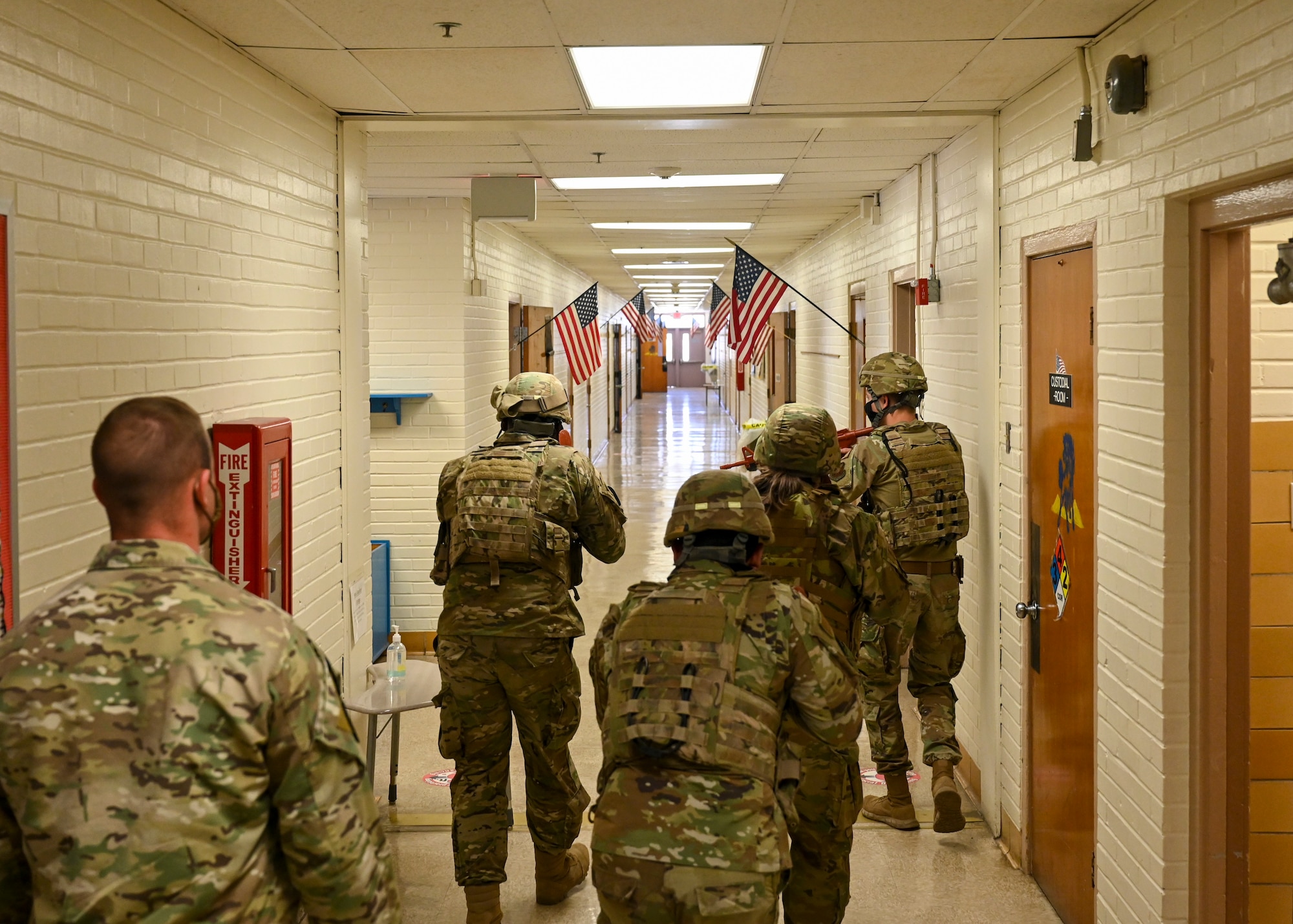 WSSS defenders enter a building to secure it from an active shooter