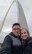 Canadian Armed Forces Capt. Patrick Rodrigue and his wife, Wendy, visit the St. Louis arch while stationed at Scott AFB.