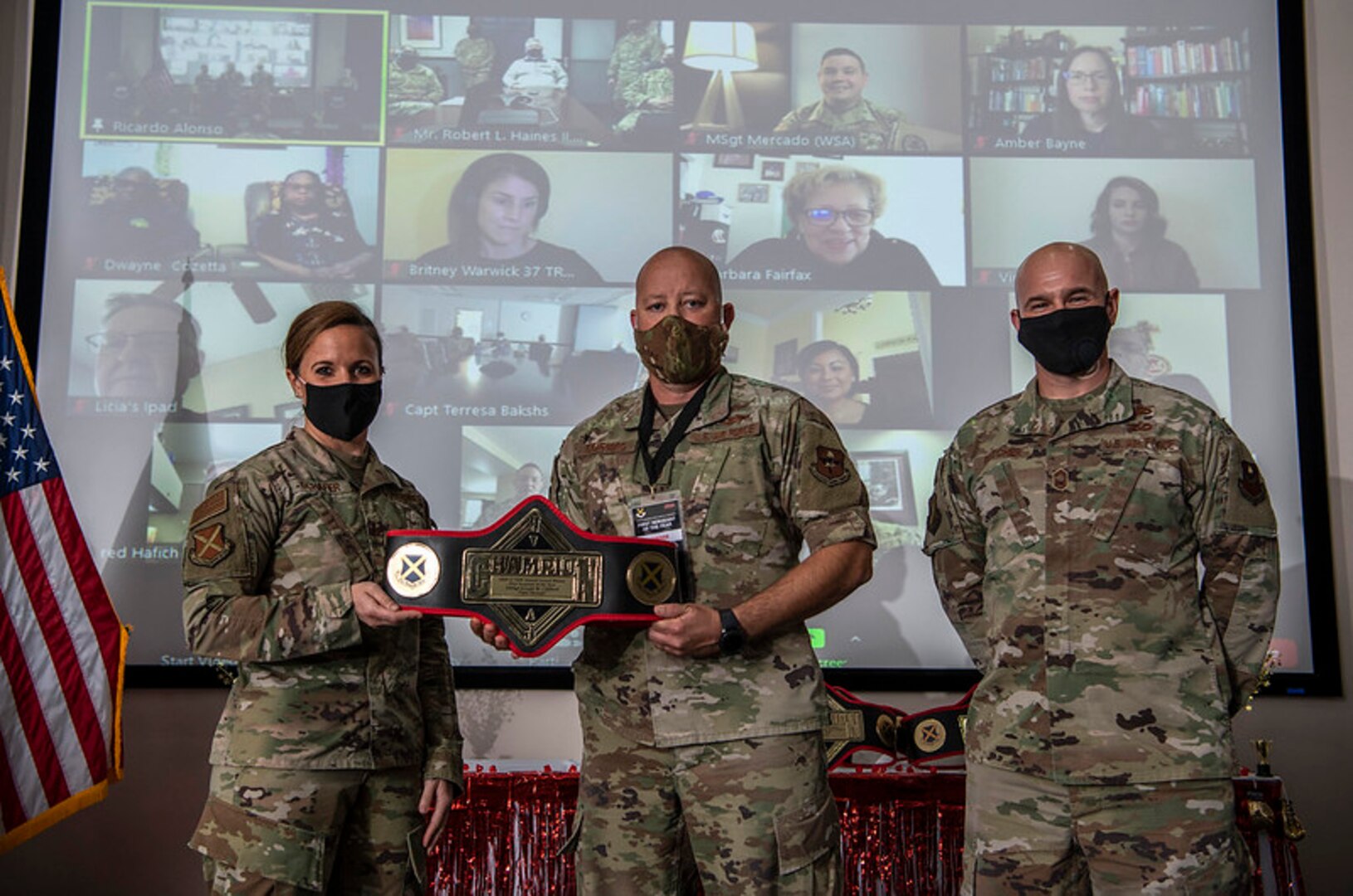 The 37th TRW annual awards ceremony was held at the IAAFA auditorium, Joint Base San Antonio-Lackland, Texas, March 5, 2021.