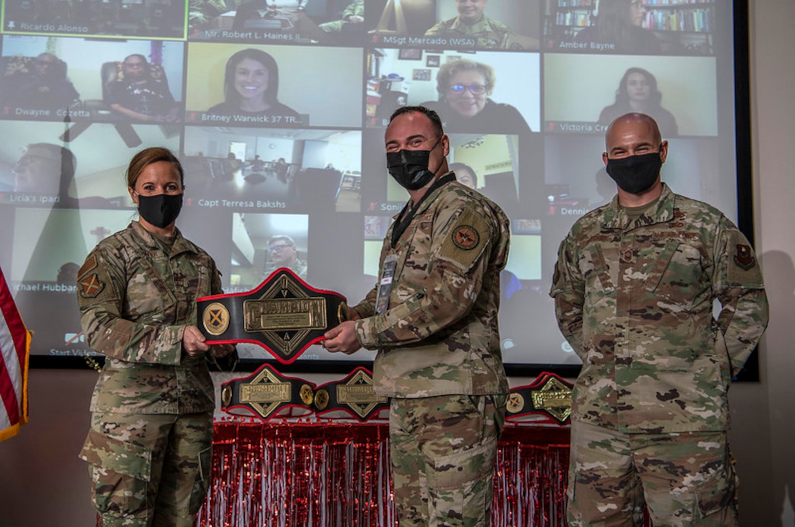 The 37th TRW annual awards ceremony was held at the IAAFA auditorium, Joint Base San Antonio-Lackland, Texas, March 5, 2021.