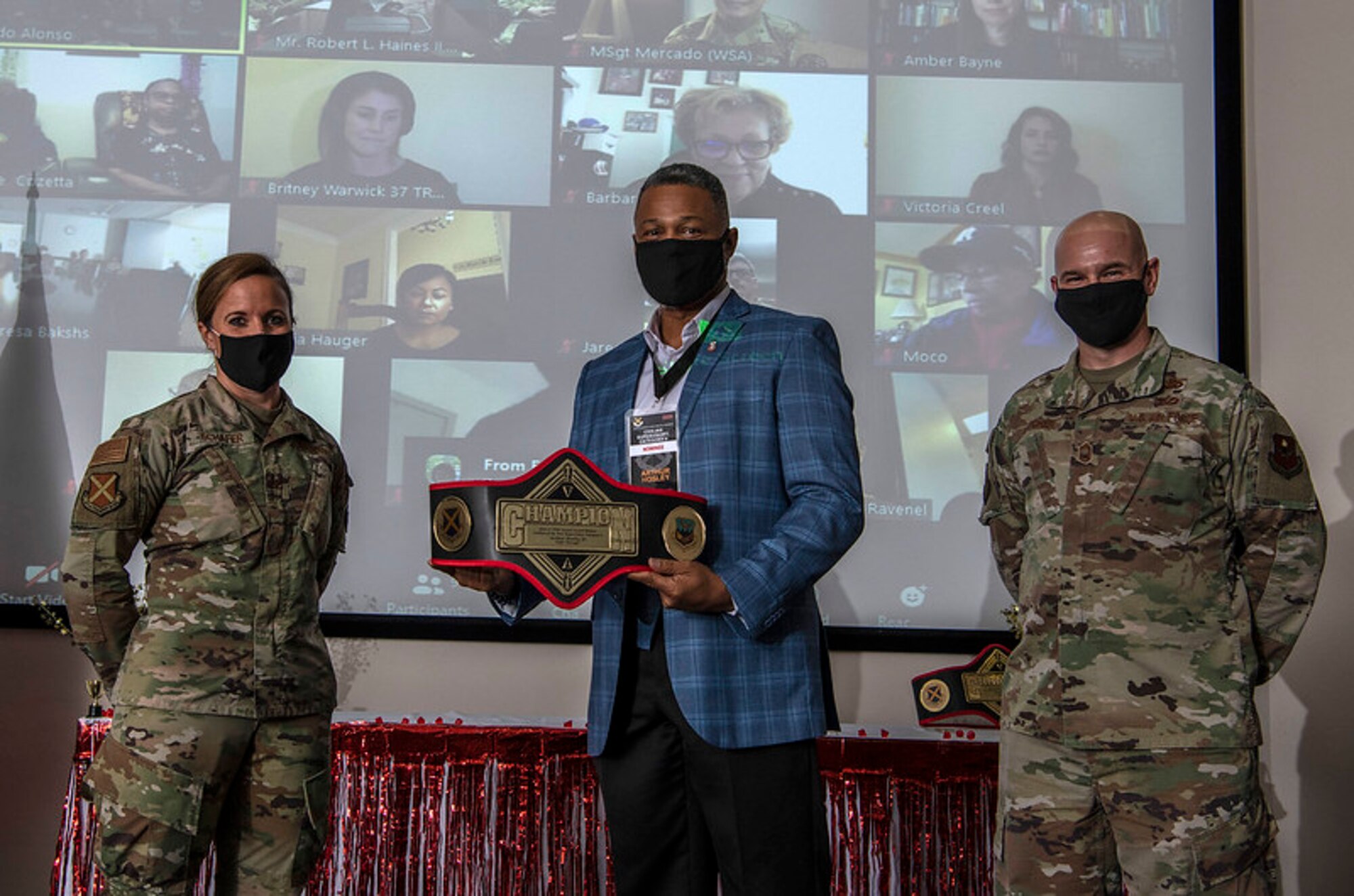The 37th TRW annual awards ceremony was held at the IAAFA auditorium, Joint Base San Antonio-Lackland, Texas, March 5, 2021.