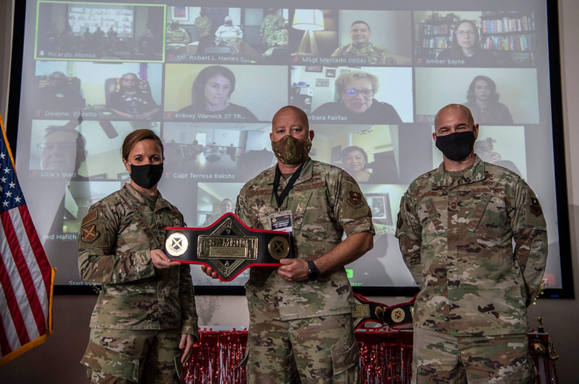 The 37th TRW annual awards ceremony was held at the IAAFA auditorium, Joint Base San Antonio-Lackland, Texas, March 5, 2021.