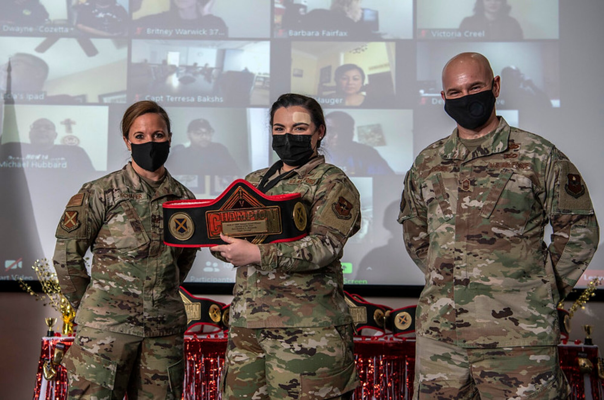 The 37th TRW annual awards ceremony was held at the IAAFA auditorium, Joint Base San Antonio-Lackland, Texas, March 5, 2021.
