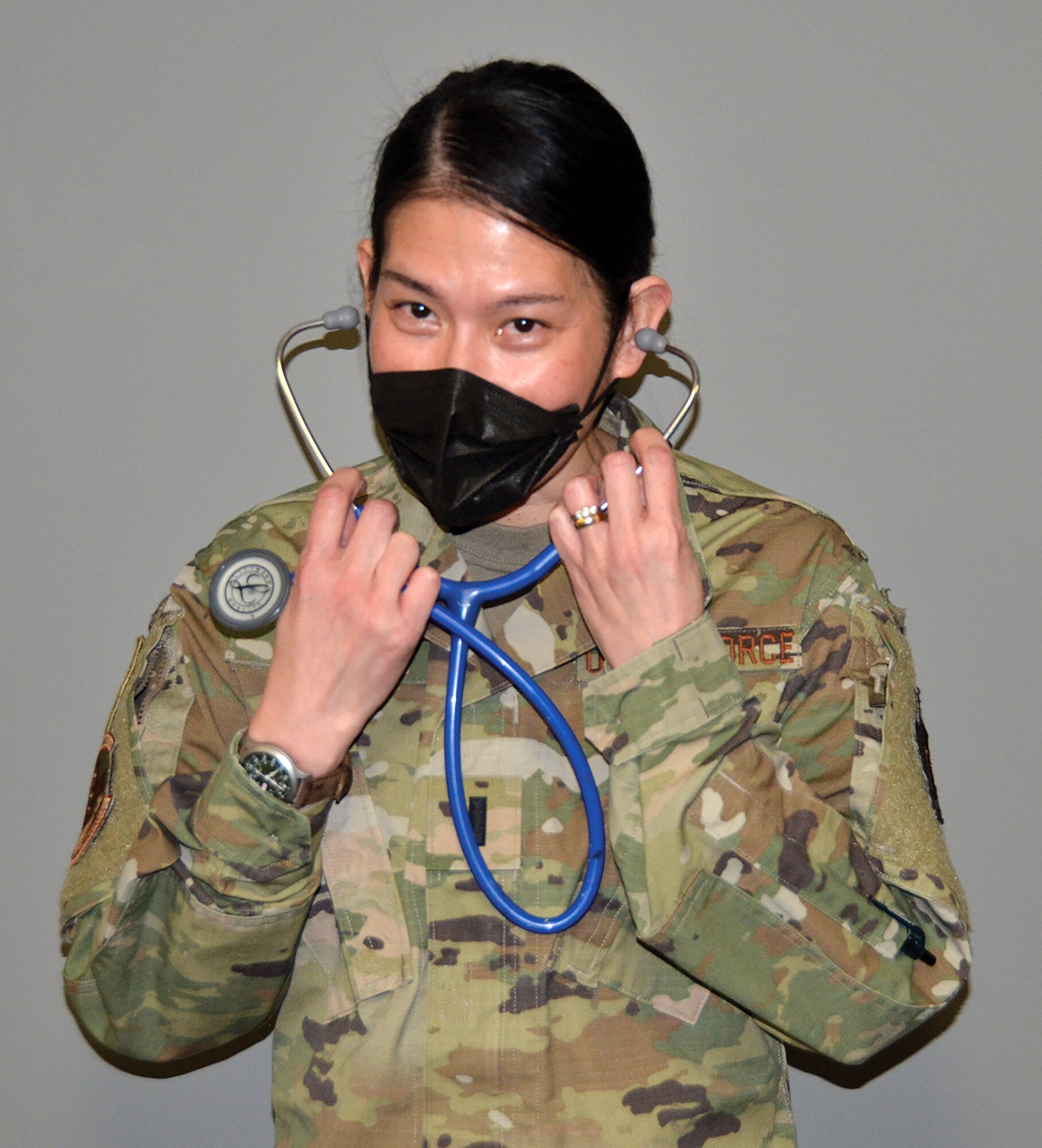 First Lt. Herodia “Dina” Lu discusses her new role as a physician’s assistant at the 445th Airlift Wing. Lu commissioned in December 2020 and is the newest officer in the 445th Aerospace Medicine Squadron.