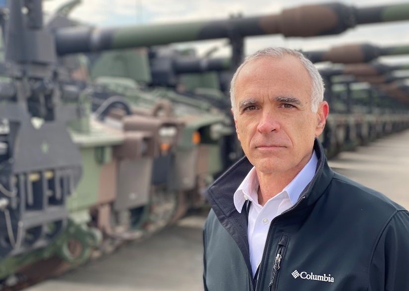 Thomas Esposito, the director of the Army Prepositioned Stock-2 site at Coleman Barracks, Army Field Support Battalion-Mannheim, has served with the Army for 39 years. He said when he retires, his whole adult life will have been spent serving in the Army.