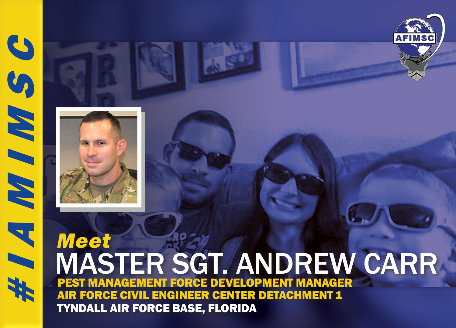 #IAMIMSC: Master Sgt Andrew Carr gt Air Force Installation Mission