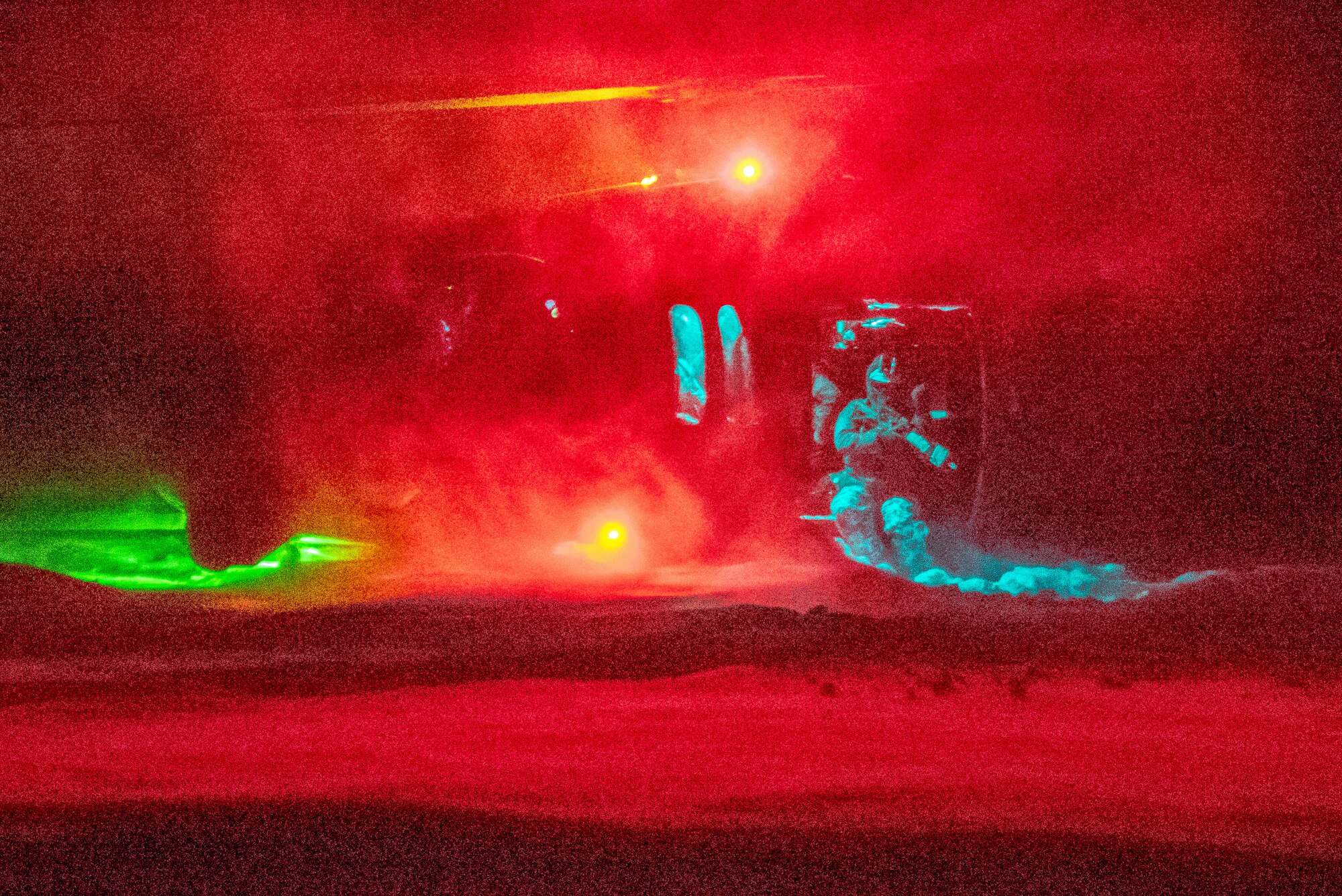 A photo of Airmen conducting cold weather training