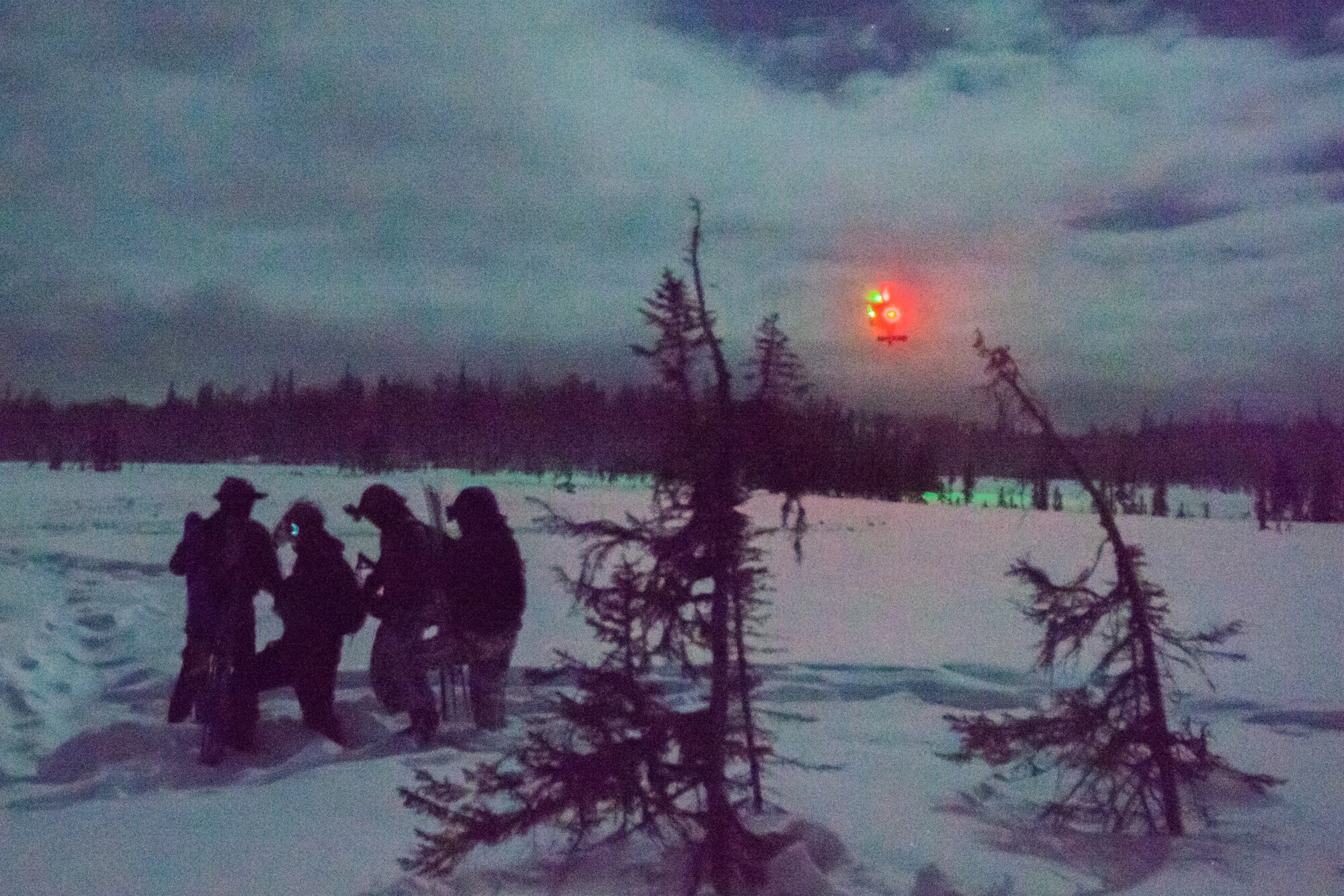 A photo of Airmen conducting cold weather training