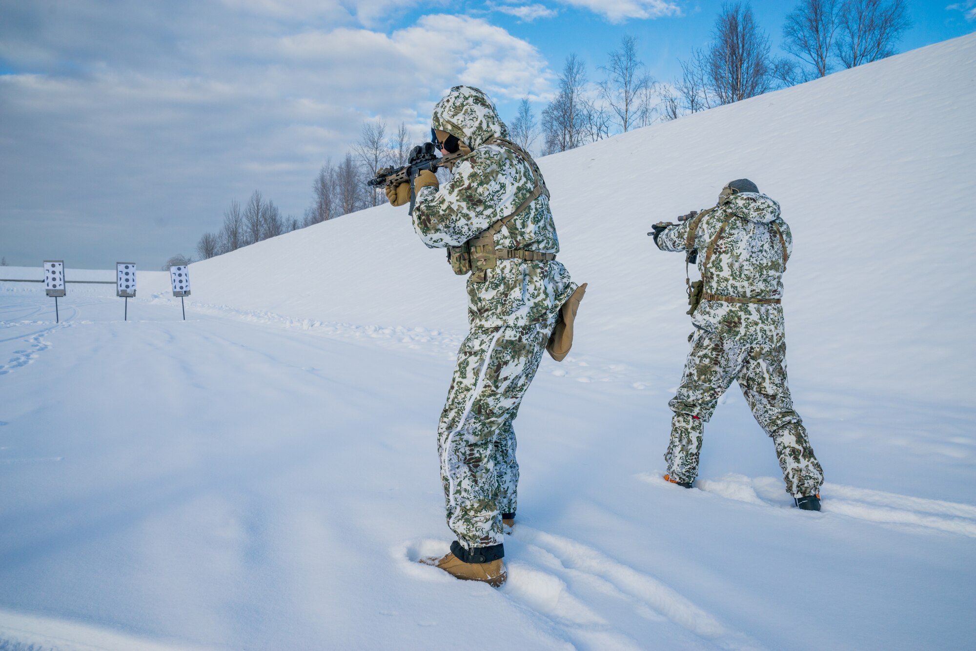 A photo of Airmen conducting cold weather training