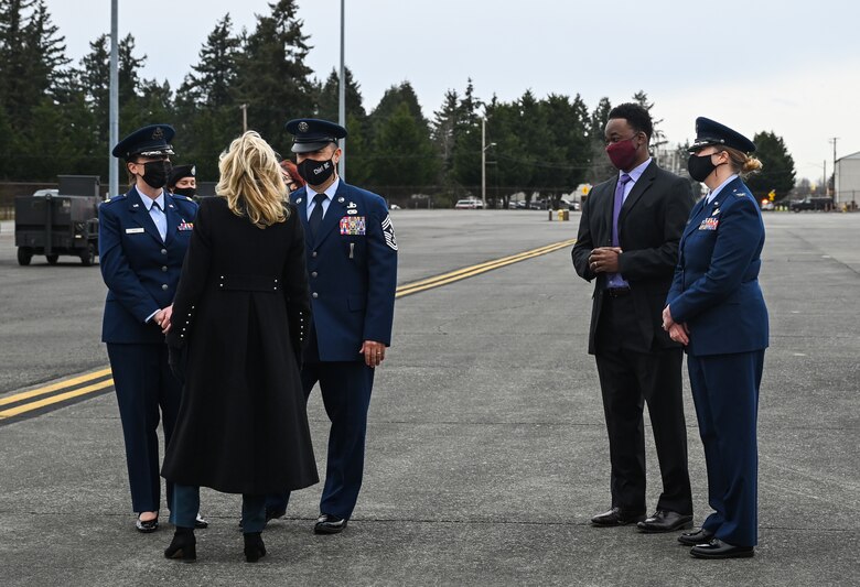 Dr Jill Biden Visits Jblm Nellis Air Force Base News
