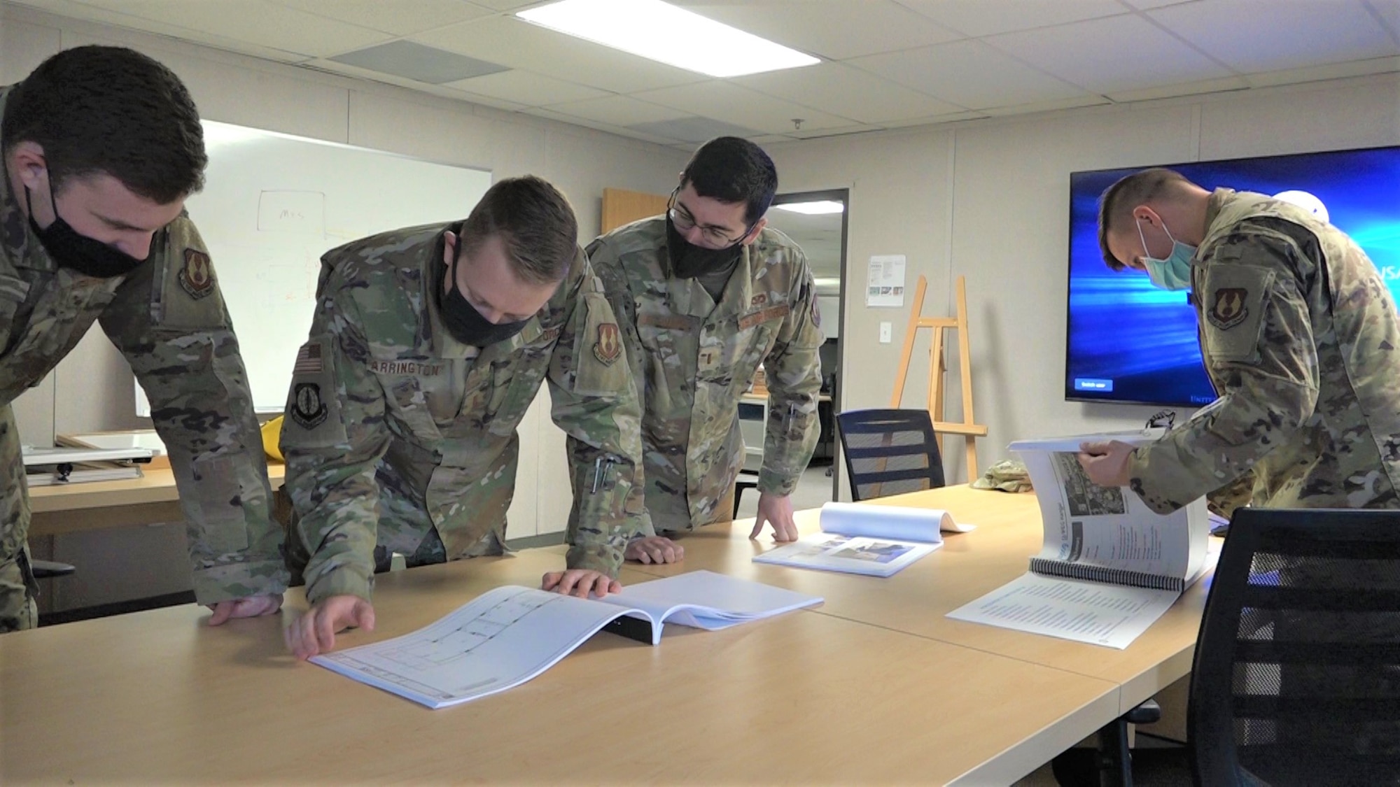 Second lieutenants in prototype Tyndall Hands program.