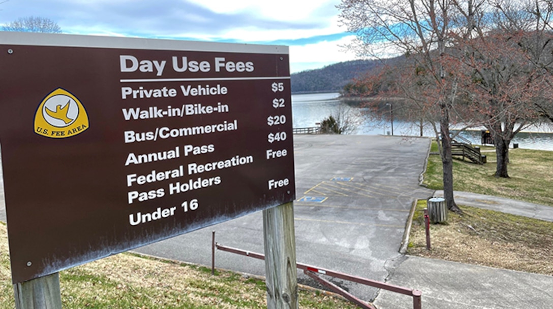 Center Hill Lake, which is operated by the U.S. Army Corps of Engineers Nashville District, is resuming the collection of fees at its day use recreation areas for the 2021 recreation season beginning March 15, 2021. (USACE Photo by Ashley Webster)