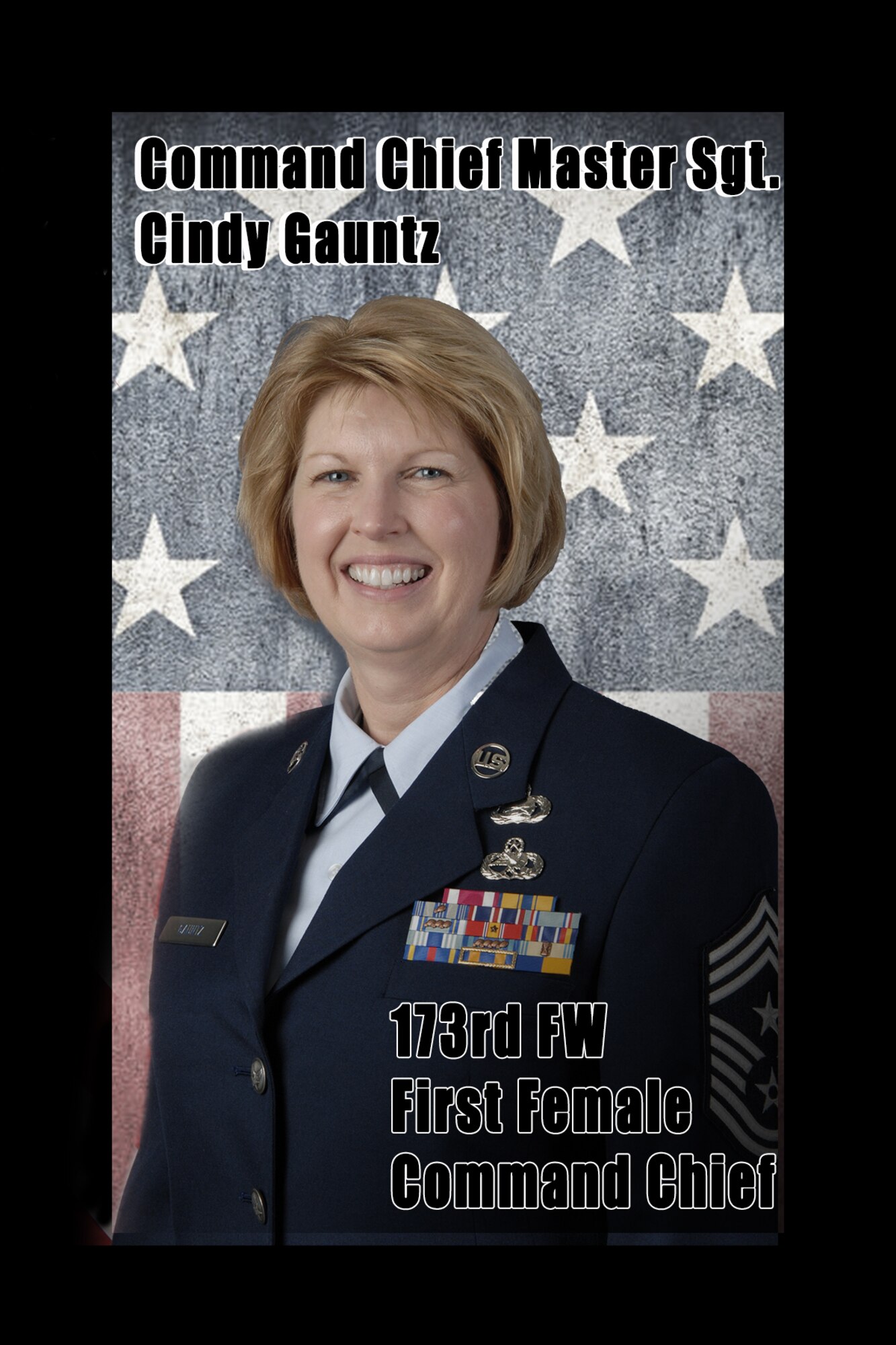 Chief Master Sgt. Cindy Gauntz graphic