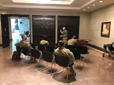 Chaplains support troops on mission in Washington, D.C.