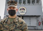 210305-N-MM501-1011 YOKOSUKA, Japan (March 5, 2021) - Staff Exchange Officer, Capt. Angel Maldonado, assigned to III Marine Expeditionary Force (MEF) in Okinawa, Japan, is taking part of a ten-week integration with U.S. 7th Fleet and III MEF. The focus of the integration is to ensure the U.S. Navy and Marine Corps aligns with the National Defense Strategy. U.S. 7th Fleet routinely operates and interacts with 35 maritime nations while conducting missions to preserve and protect a free and open Indo-Pacific Region. (U.S. Navy photo by Mass Communication Specialist 2nd Class Shannon Burns)