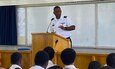 Task Force Oceania Visits School Career Day