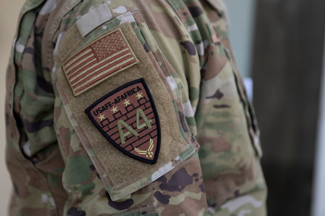 U.S. Air Force Brig. Gen. Ronald E. Jolly Sr., U.S. Air Forces in Europe and Air Forces Africa logistics, engineering and force protection director, visits Royal Air Force Alconbury, England, March 10, 2021. The 501st CSW hosted an immersion tour for Jolly and his leadership team, demonstrating the mission set and capabilities of several organizations including the security forces, logistics readiness and civil engineer squadrons. (U.S. Air Force photo by Senior Airman Jennifer Zima)