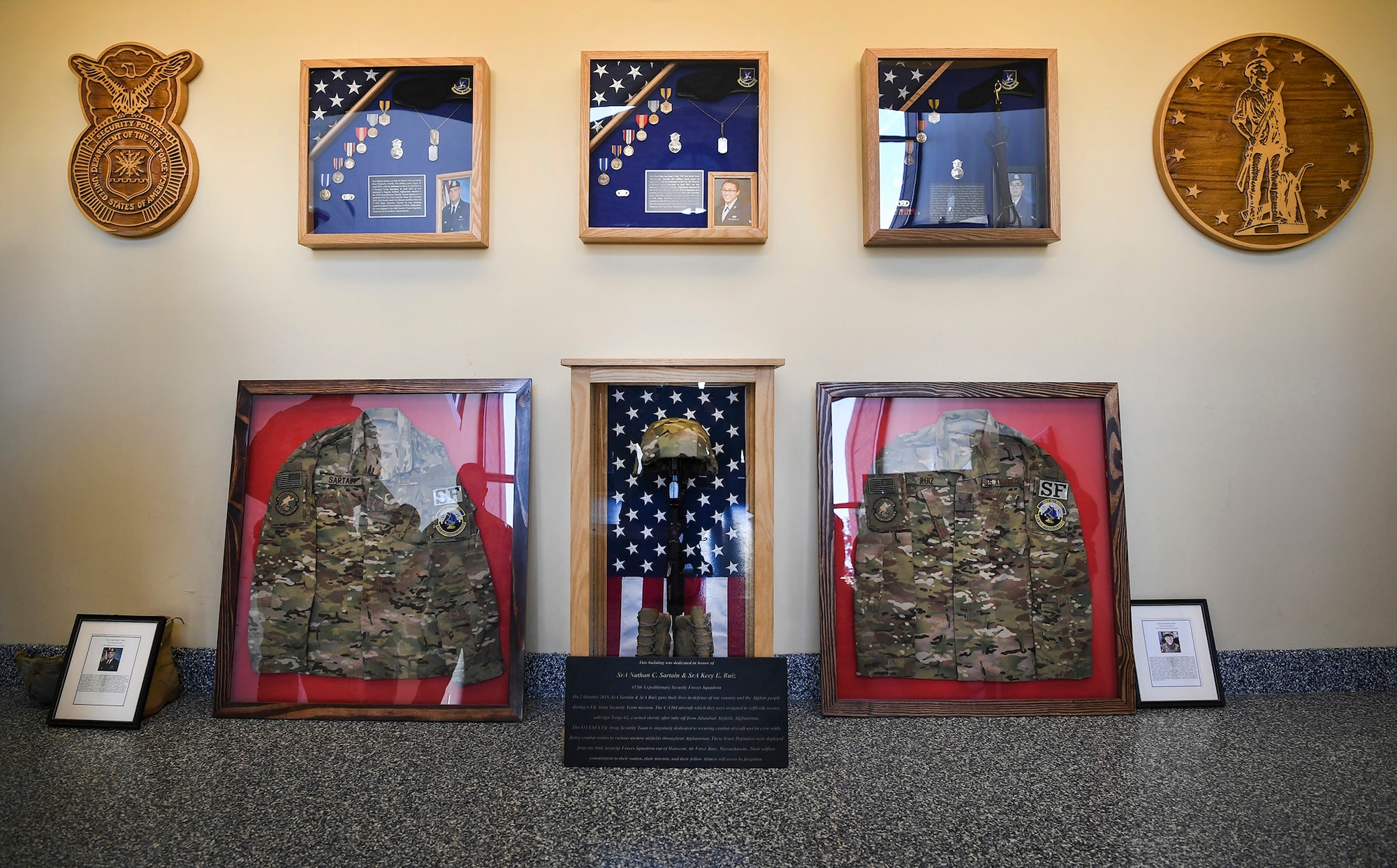 Memorials of Senior Airmen Ruiz, Sartain returned