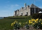 Photo of the U.S. Naval War College Luce Hall on Naval Station Newport, R.I., April 6, 2020.