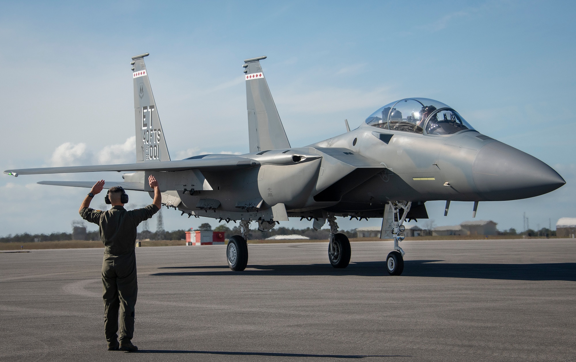 F-15EX arrives at Eglin