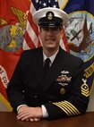 Studio portrait of CMDCS Nicholas J. Ramshur