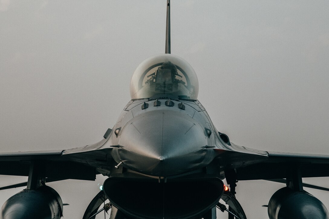 F-16 being refueled