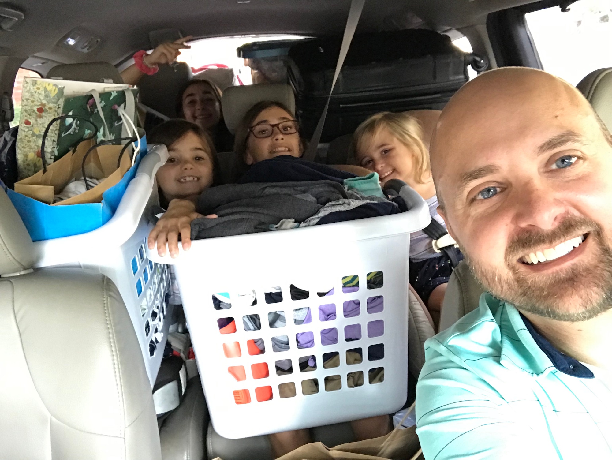 John Bailey and members of his family en route to Massachusetts. Bailey spent a year as a Fellow at the Massachusetts Institute of Technology's Sloan School of Business. (Courtesy photo)