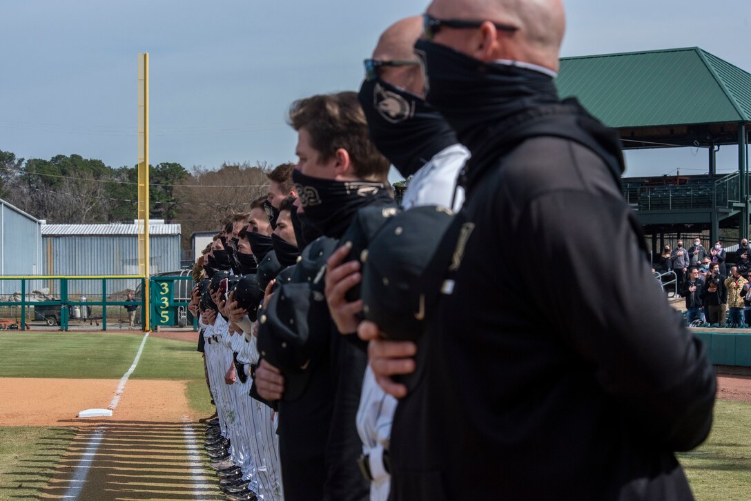 The U.S. Air Force Academy competes against the Army in the 11th annual Freedom Classic baseball game.