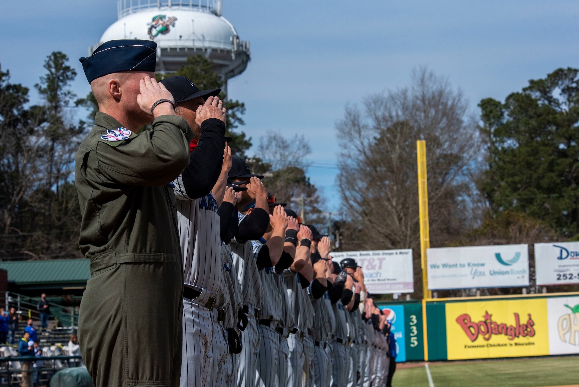 The U.S. Air Force Academy competes against the Army in the 11th annual Freedom Classic baseball game.
